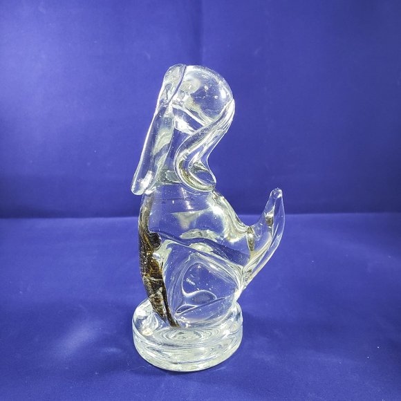 Glass Dog Figurine - Murano Style - Picture 3 of 4